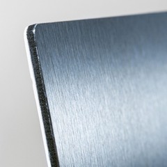 Legion Artist Panel, 1/8 Composite Brushed Aluminum with Stonehenge Aqua Coldpre