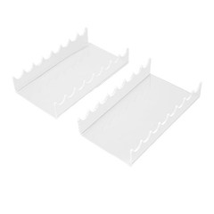 2PCS Makeup Brush Holder Clear Acrylic Horizontal Brush Drying Rack Organizer…