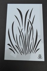 2 DESIGNS Mylar Camo Stencils Camouflage Gun Paint Duck Jon Boat Camo GRASS 2PK