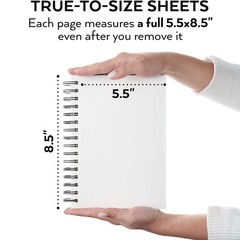 Artistic Sketch Pad 5.5×8.5 Inches 100 Sheets Ideal for Drawing and Illustration