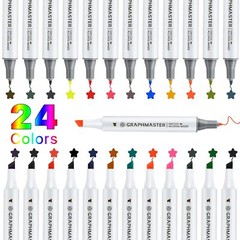 24 Pack Dual Tip Leather Dye Marker Pens Leather Touch up Pen Shoe Marker Lea