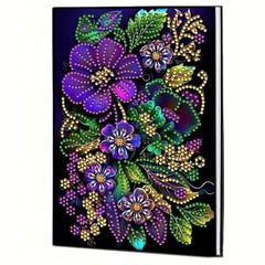 Formeydemi Flower Diamond Painting Notebook for 6 inches x 8 inches,