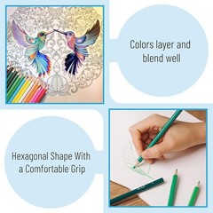 36 Colored Pencils Set Pre Sharpened Drawing Sketching Art Coloring Supplies
