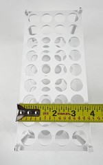 Pen Tool Holder Display Art Supplies Pencil Paint Brushes Test Tube Wood 36 Slot