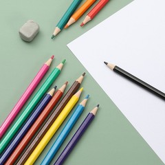 12 Colors Watercolor Pencils Set, Water Soluble Coloring Pencils Set