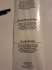 Marx Sable Paint Brush Assort. 4 pcs and Nylon Brush set of 2pcs