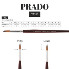 Art Products Prado Series Artist Watercolor & Acrylic Short Handle Round Pain…