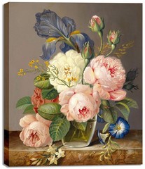 Artmaple Paint by Number for 17.7 x 3.5 inches, A Bunch of Flowers 16×20