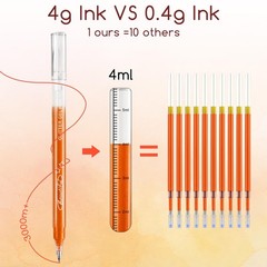 48 Pack Jumbo Glitter Gel Pens – 1.0mm Fine Tip, Sparkly Metallic Ink for Crafti
