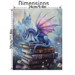 Dragon Paint By Numbers Kit For Adults DIY Oil Painting Wall Art Decoration