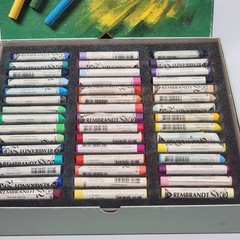 HTF Rembrandt Soft Pastels Cardboard Box Set of 90 Full Sticks Landscape Colors
