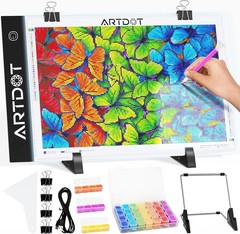 LED Light Pad for Diamond Painting Kits Art Light Board with Adjustable Brigh…