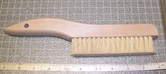 4 Row Tampico Brush Shoe Handle, Made in USA- FREE USA SHIPPING