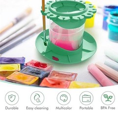 New Paint Brush Cleaner Rinse Cup For Acrylic Watercolor And Water-Based Mediums
