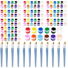 12 Pack Mini Acrylic Paint Set, 12 Colors Washable Acrylic Paint Strips with