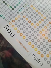 FELISSIMO 500 Colored Pencils Collection 25 x 20 Cases Set Used Japan