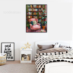 Pink Room Paint by Number for Adults Beginners, Frameless, MT22493-US