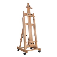HeavyDuty Studio Artist Easel Large H-Frame Wood Painting Art Easel Standing !