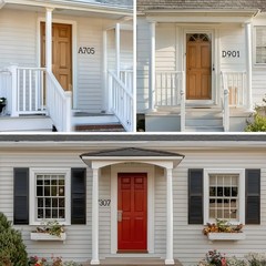 3″ Metal House Numbers for Outside and Mailbox, Weatherproof Black Address Si…