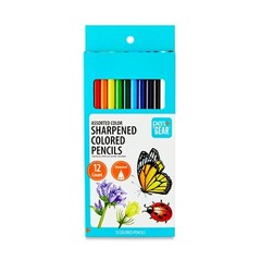Pen+Gear Sharpened Colored Pencils -12 Count-Assorted Colors FAST/FREE SHIPPING
