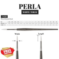 Escoda Perla Pointed Round Brush Size 6