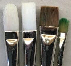 4 Artist’s Paint Brushes Royal Soft Grip SG-4020 4080 700 470 Painting Oil Water