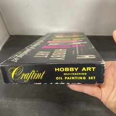 Vintage Craftint Hobby Art Self-Teaching Oil Painting Set – Open Box