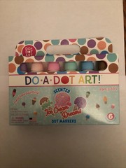 Do A Dot Mess Free Art Painting Markers – Ice Cream Scents 6 Pack – NEW!!