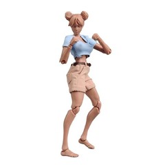 Fremego 1/12 Scale Female Action Figure,6inch Super Flexible Girl Body Figure…