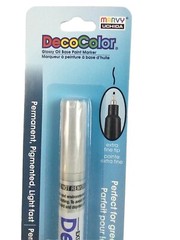 Marvy Uchida DecoColor Opaque Paint Marker X-Fine Silver Office School Crafts