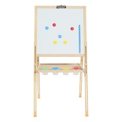Wood Color Floor Standing Art Easel Easel for Kids Adjustable Standing Art Easel