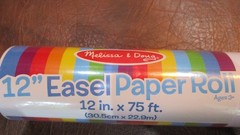 Sealed Melissa & Doug Tabletop Easel Paper Roll (12 in x 75 feet) Single Roll