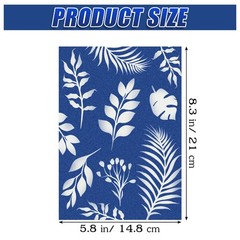 Sun Print Paper Kit Cyanotype Paper, 24 Sheets Papers with White-24