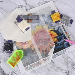 300 Pieces Diamond Painting Release Paper 15 x 15 cm and 15 x 300PCS, White