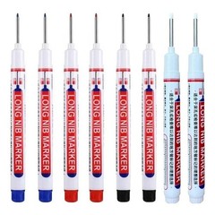 Long Head Deep Hole Marker Pens, 8PCS Long Nib Marker 20mm Quick Dry Waterproof
