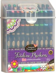 30 Ultra Fineline Markers in a sturdy plastic case, Cra-Z-Art Timeless Creations