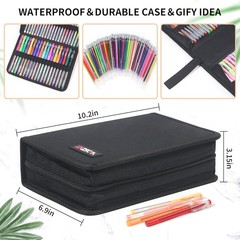 202 Pack Gel Pen for Adults Coloring Books, 104 Artist Pens Include 100 Colored