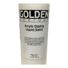 Golden Mediums Acrylic Glazing Liquid (Satin) Golden Artist Colors, Inc. NEW