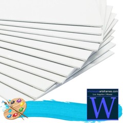 Artist Canvas Panels Boards White Black 4×4 8×10 9×12 11×14 16×20 18×24 24×36