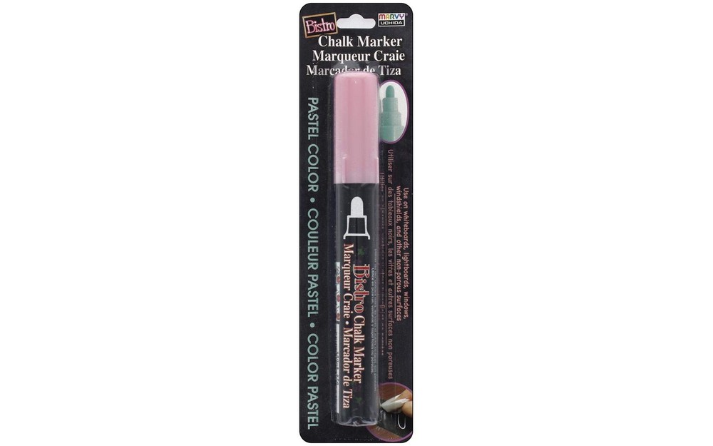 Uchida Bistro Chalk Marker Broad Card Blush Pink Uchida Mixed Materials Everyday