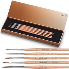 Professional Kolinsky Sable Detail Paint Brushes