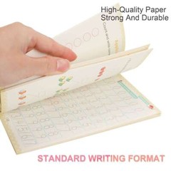 16Pcs Magic Practice Copybook Groove Children Reusable English Writing Book kids