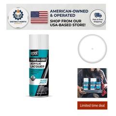 High-Gloss 10 oz Acrylic Lacquer Paint for Metal & Plastic – Fast-Drying Formula