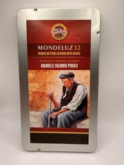 KOH-I-Noor Mondeluz Aquarelle Watercolor 12 Count (Pack of 1), Multicolor