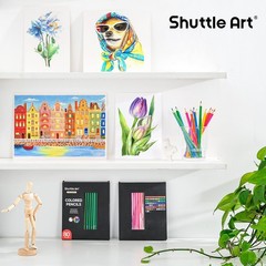 Colored Pencils 80 Pack Soft Core Drawing Supplies Sketching