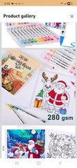 XIEED 24 Colors Alcohol Markers & 2 Pack Coloring Book Set for Adults And Child