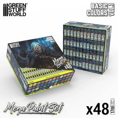 Green Stuff World Ultimate Basic Mega Starter Paint Set – Vol. 1.0-48 Essential