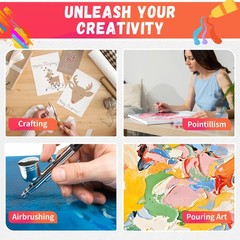 FIXSMITH Stretched Canvas for Painting, 3″x3″, 4″x4″, 5″x7″, 9″x12″, White