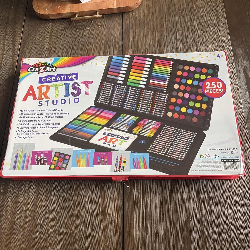 crazy art artist studio 250 pieces