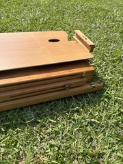 Mabef M22 Art Easel with Tray Made In Italy Oil Paintings Wood Folding Portable